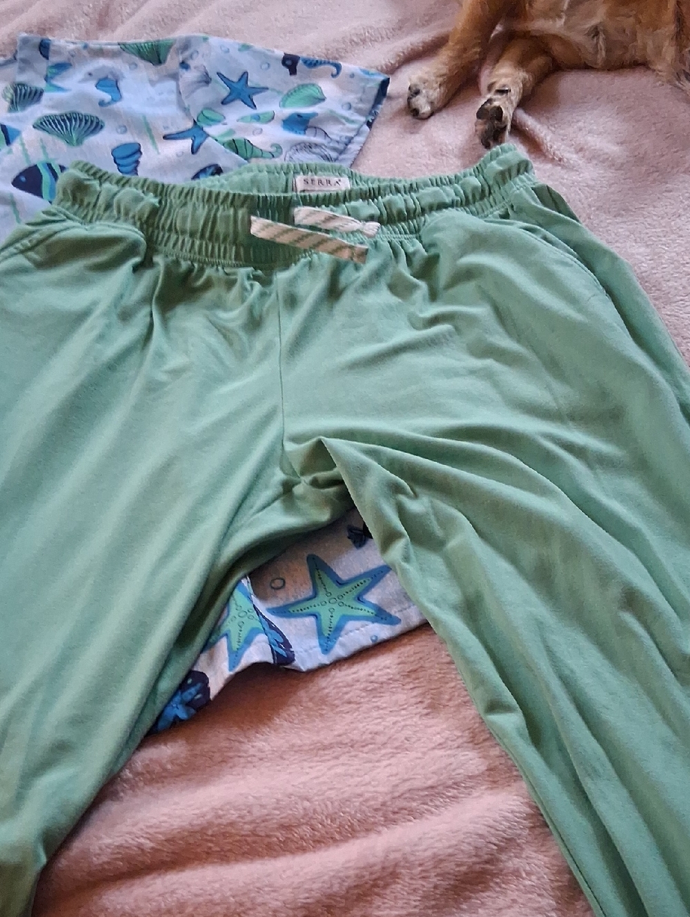 Serra Womens Scrub SetOcean Sea - Light Green/Blue - Picture 8 of 8